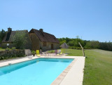 Gîte Le Sorbel-extérieur piscine